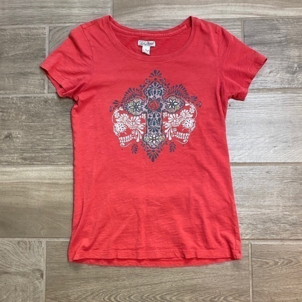 Lucky Brand Day of the Dead Tee shirt S